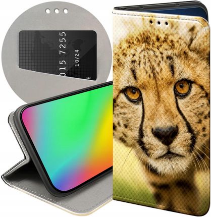 Hello Case Etui Z Klapką Do Samsung Galaxy M52 5G Gepard Cętki Panterka Futerał