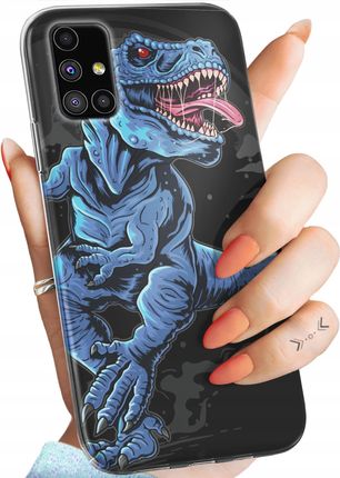 Hello Case Etui Do Samsung M51 Dinozaury Obudowa