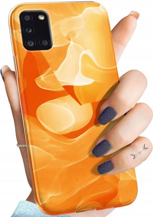 Hello Case Etui Do Samsung Galaxy A31 Pomarańczowe