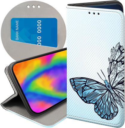 Hello Case Etui Z Klapką Do Samsung Galaxy M52 5G Motyle Butterfly Barwne