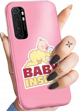 Hello Case Etui Do Xiaomi Mi Note 10 Lite Ciążowe Pregnant Baby Shower Obudowa