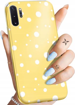 Hello Case Etui Do Samsung Galaxy Note 10 Plus Kropki Grochy Bokeh Dots Obudowa
