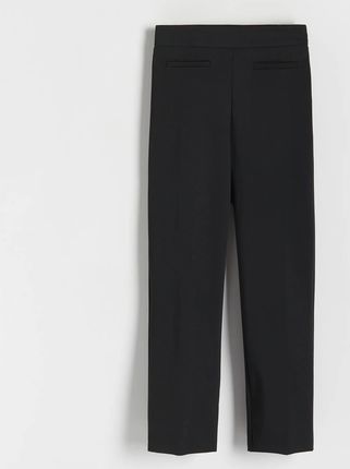 Reserved - Spodnie z prostymi nogawkami - Czarny