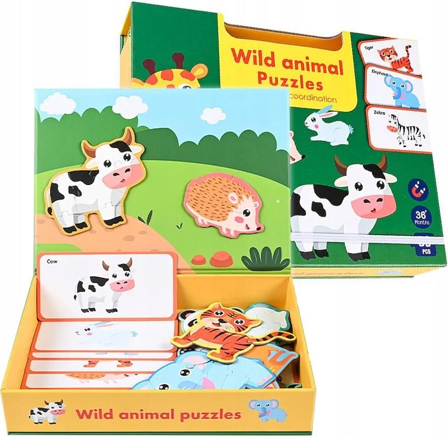 Smily Play Sp84507 Układanka Magnetyczna Zwierzęta Puzzle
