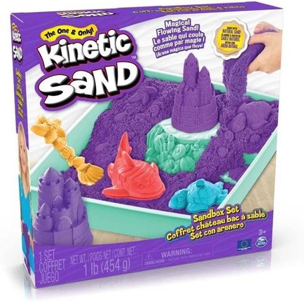 Kinetic Sand Sandbox Set Purple