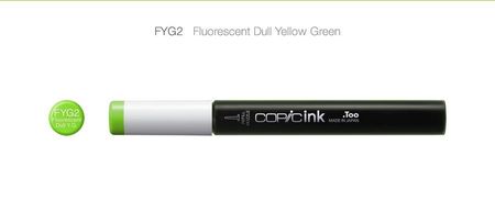 Tusz COPIC ink - FG - Fluorescent Green Do wielokrotnego napełniania markerów Copic.
