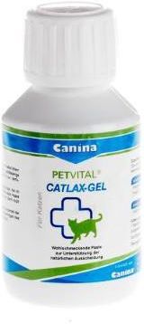 Canina CATLAX-GEL PETVITAL 100ML-pasta odkłaczająca w żelu dla kota , wspomaga eliminację połkniętej sierści