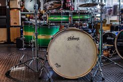 Polmuz Maple Model 1 - 24/10/12/16/18 - custom inlayed green to natural fade plus black stripe
