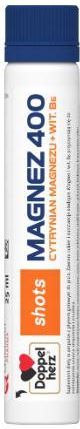 Doppelherz Shots Magnez 400 Cytrynian Magnezu + Witamina B6 25Ml