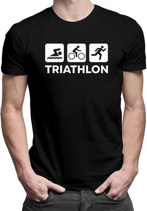 Triathlon - męska koszulka na prezent dla triathlonisty