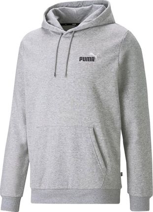 Bluza męska Puma ESS+ 2 Col Small Logo Hoodie FL szara 674471 04