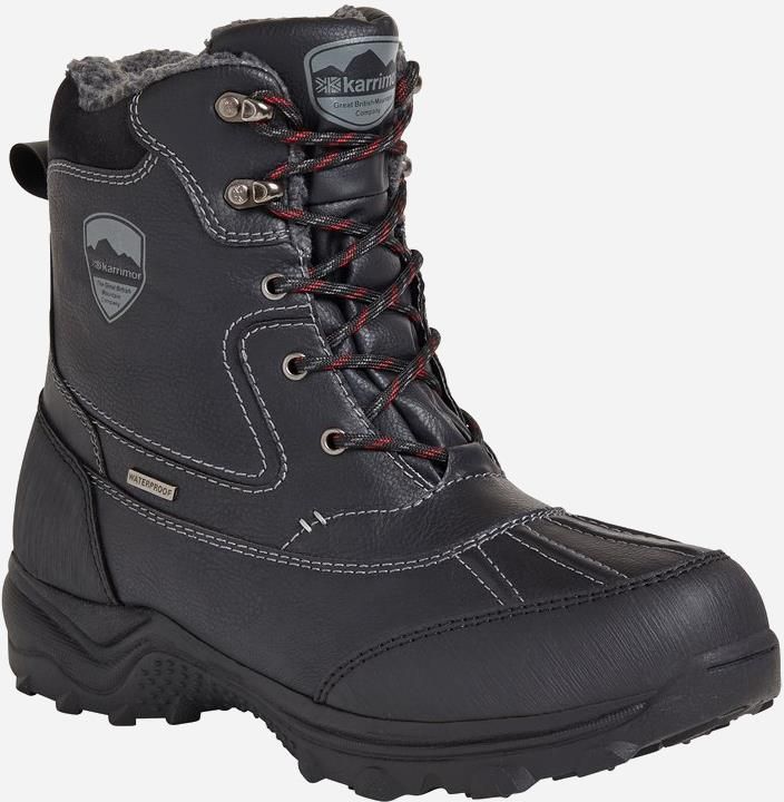 Buty męskie z membraną Karrimor Snow casual 3 Weathertite K815-BLK 42 ...