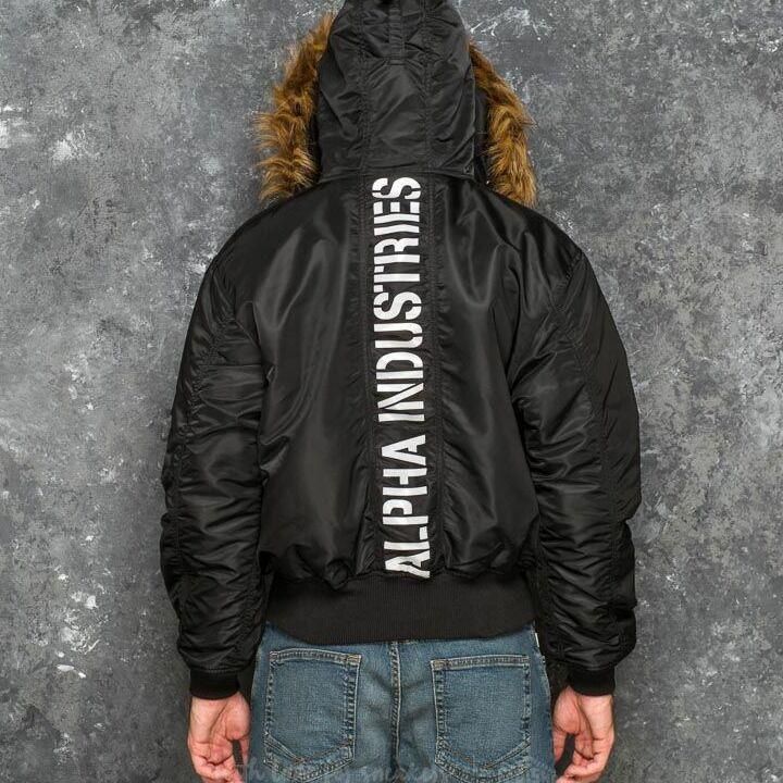 Alpha Industries 45P Hooded Custom Black/ Reflective - Ceny i opinie ...