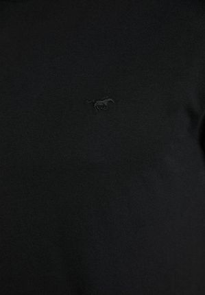 MUSTANG ALEX C EMBROIDERY MĘSKI T-SHIRT KOSZULKA LOGO TEE BLACK 1015050 4142 - zdjęcie 2
