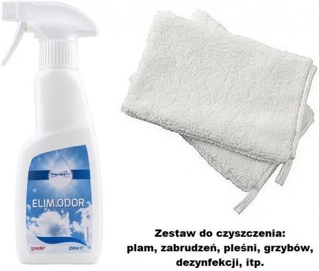 Zestaw czyszczący - Elim Odor + 2 Rękawice z mikrofibry Zepter