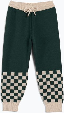 Spodnie dziecięce KID STORY Merino green chessboard