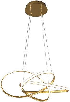 Nowoczena, złota lampa wisząca, wbudowany LED K-8180 z serii BALTO