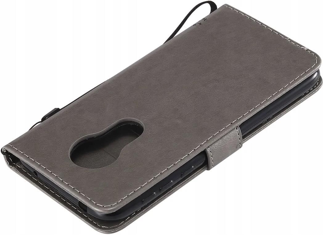 Saturcase - Custodia a portafoglio per Motorola Moto G8, in pelle