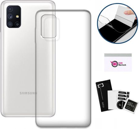 Martech Etui Przezroczyste 1Mm Do Samsung Galaxy M51 Obudowa Folia Hydrożelowa