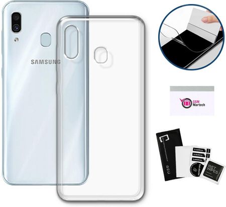 Martech Etui Przezroczyste 1Mm Do Samsung Galaxy A30 Obudowa Folia Hydrożelowa