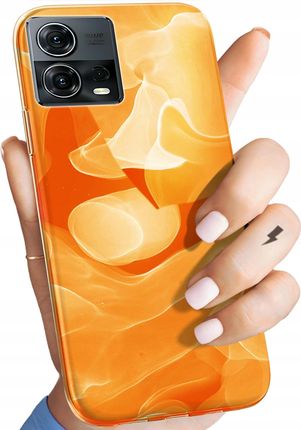 Hello Case Etui Do Motorola Moto S30 Pro 5G Edge 30 Fusion Pomarańczowe Orange