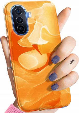 Hello Case Etui Do Huawei Nova Y70 Pomarańczowe Orange