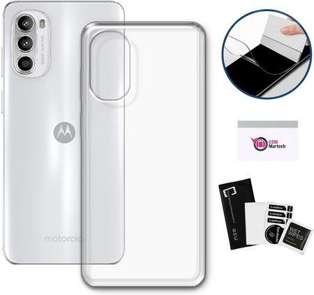 Martech Etui Przezroczyste 1Mm Do Motorola Moto G52 Obudowa Folia Hydrożelowa