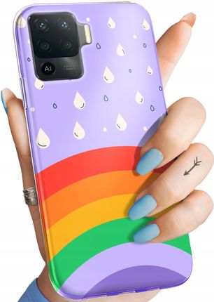 Hello Case Etui Do Oppo Reno 5 Lite Tęcza Rainbow