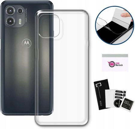 Martech Etui Przezroczyste 1Mm Do Motorola Edge 20 Lite 5G Folia Hydrożelowa