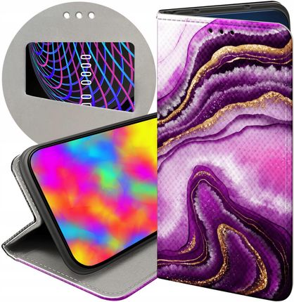 Hello Case Etui Do Xiaomi Redmi 12C 11A Poco C55 Różowy Marmur Purpura