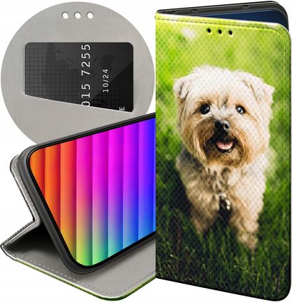 Hello Case Etui Z Klapką Do Samsung Galaxy J7 2016 Pieski Psiaki Dogs Futerał