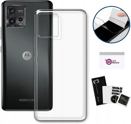 Martech Etui Przezroczyste 1Mm Do Motorola Moto G72 Case Folia Hydrożelowa Tpu