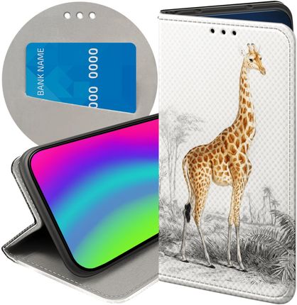 Hello Case Etui Z Klapką Do Samsung Galaxy S7 Żyrafa Śmieszne Sawanna Futerał