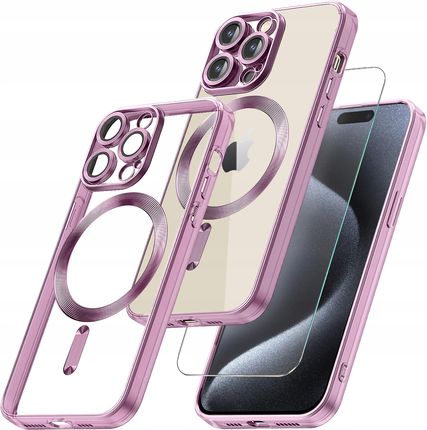 Krainagsm Etui Do Iphone 15 Pro Max Magsafe Pretty Case Szkło 9H