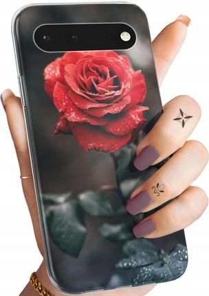 Hello Case Etui Do Google Pixel 6 Róża Z Różą Rose Obudowa Pokrowiec