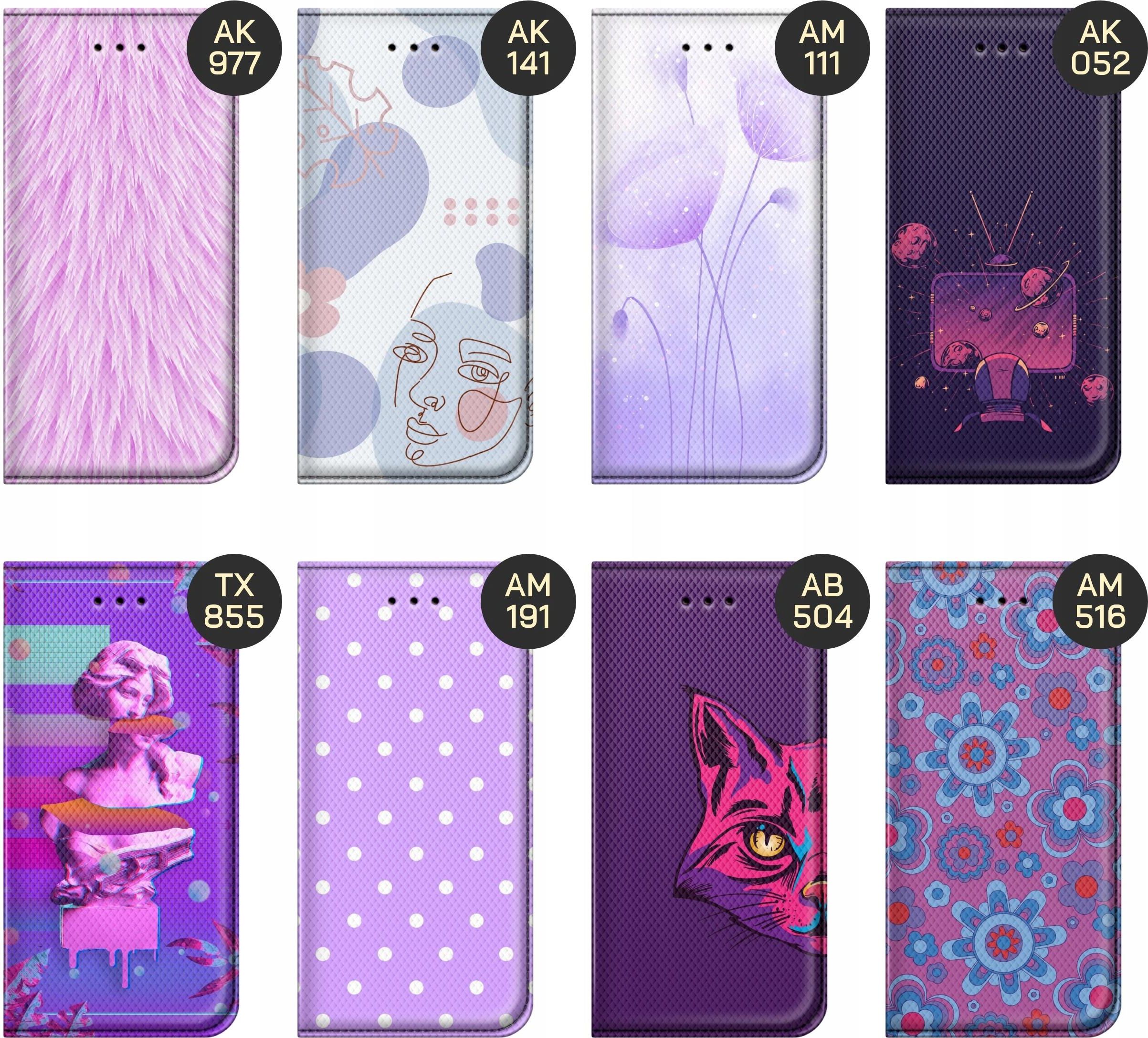 Hello Case Etui Z Klapką Do Motorola Moto E7 Power Fioletowe Fiolet ...