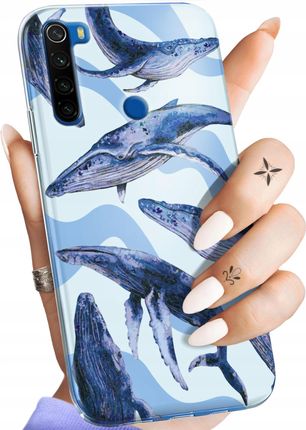 Hello Case Etui Do Xiaomi Redmi Note 8T Morze Fale Woda Aqua Obudowa Pokrowiec