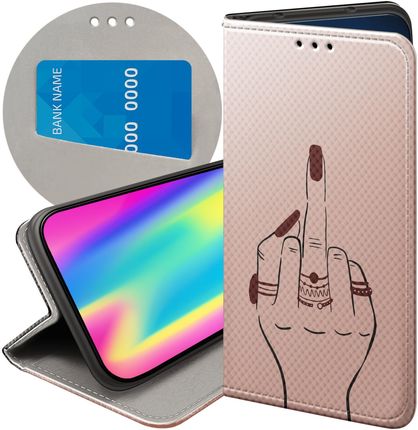 Hello Case Etui Z Klapką Do Huawei Honor X7A Fuck You Off Futerał Pokrowiec