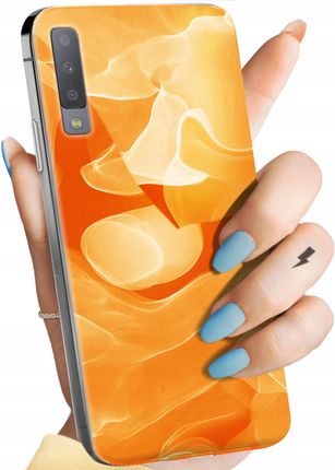 Hello Case Etui Do Samsung Galaxy A7 2018 Pomarańczowe