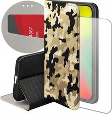 Hello Case Etui Z Klapką Do Iphone 15 Moro Wojskowe Militarne Futerał Pokrowiec