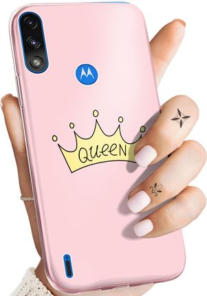 Hello Case Etui Do Motorola Moto E7 Power Księżniczka Queen Princess Obudowa