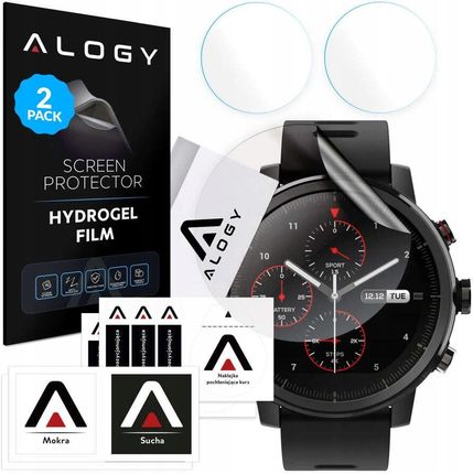 Alogy 2X Folia Ochronna Hydrożelowa Do Smartwatch Xiaomi Amazfit Stratos
