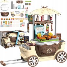 Zabawka Woopie Sklep Fast Food Stragan Wózek Walizka Hamburger Budka Hotdog