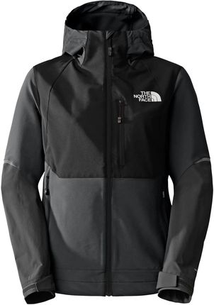 Kurtka Wiatroodporna The North Face W Dawn Turn Hybrid Softshell Jacket - Asphalt Grey-TNF Black-Asphalt Grey