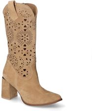 Zdjęcie Kozaki Lewski 2923/B Beż B zamsz - Tykocin