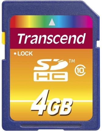 Transcend SDHC 4GB Class 10 (TS4GSDHC10I)