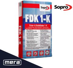 Zdjęcie Sopro FDK 1 K 1180 - Klej wodoszczelny do taśm i mat 1 składnikowy 5kg - Kowal