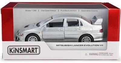 Kinsmart Samochód Mitsubishi Lancer Evolution Vii M-837