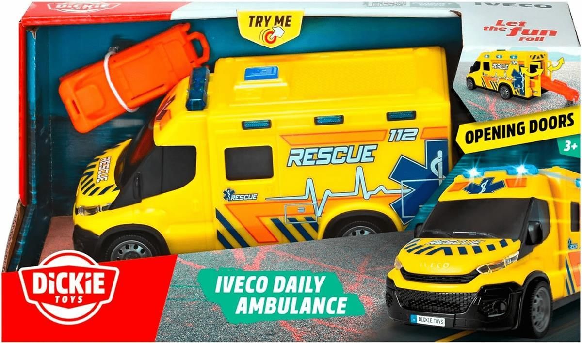 Dickie Samochód Sos Iveco Daily Ambulance 203713014 Ceny i
