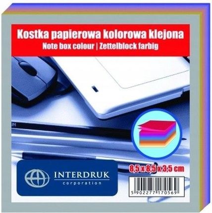 Interdruk Kostka Papierowa 85x35mm Klejona Kolor (Kospapfk)